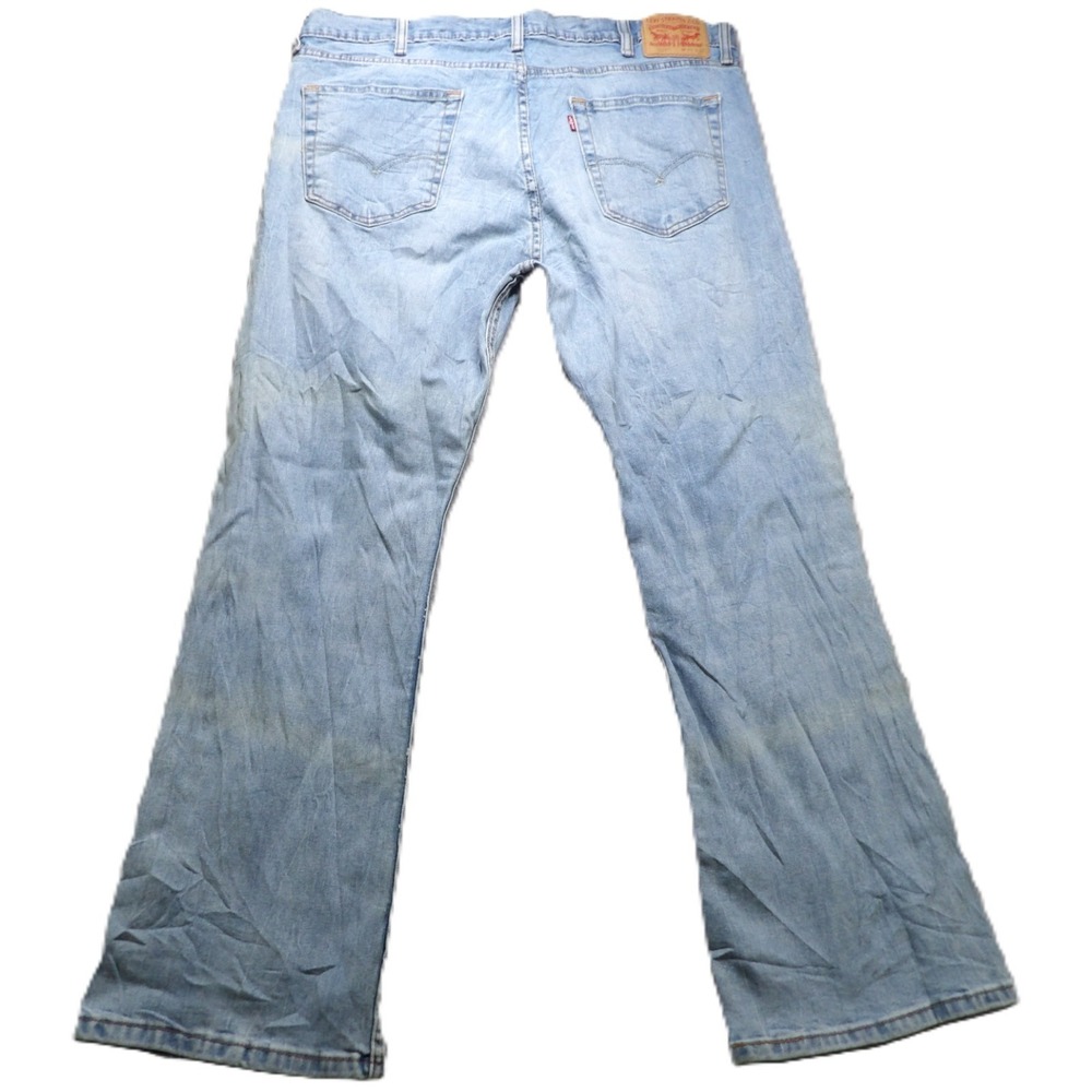 Levis 527 Slim Bootcut Jeans Men W40 L30 Light Wash Stretch Denim Western Cowboy